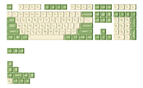 comprar Akko Keycaps Set, Matcha Bear Oem Perfil De 122 Teclas De Te