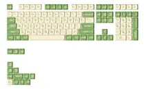 Comprar Akko Keycaps Set, Matcha Bear Oem Perfil De 122 Teclas De Te