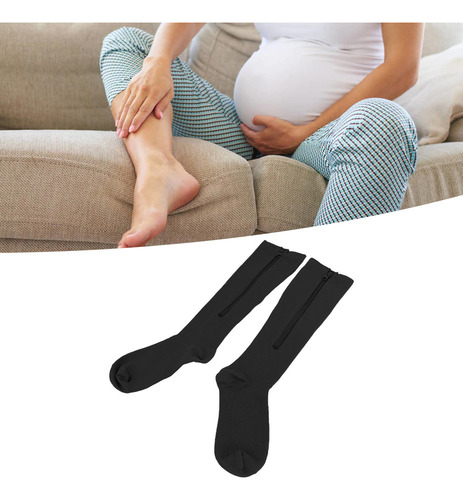 Sa De 1 Par De Calcetines De Compresión De 1520 Mm Hg Con