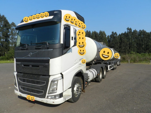 Conjunto Fh 540 6x4 2016 9 Eixos Tanque Isotérmico Leiteiro