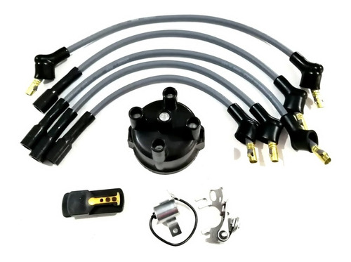 Cables + Tapa + Rotor + Platinos De Datsun Pickup Hitachi