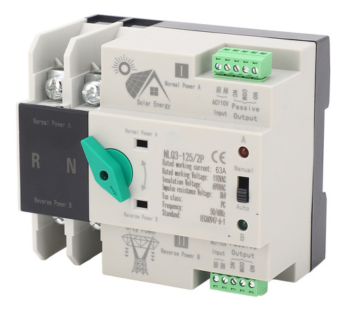 Inversor Fotovoltaico Automático Dual De Transferencia De Po