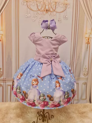 Vestido Princesa Sofia Infantil