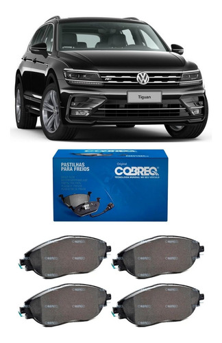 Jogo Pastilha Freio Tiguan Allspace R-line 350 Tsi 2.0 2020