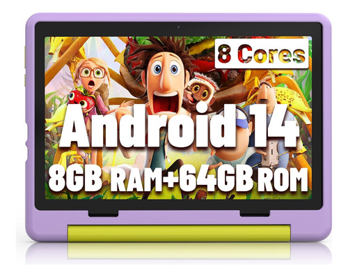 Niños Tabletactualizado Android 14 Tablet 10 Pulgadas Ni...