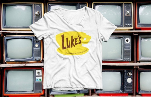 Imagen 2 de 3 de Remera Dama Gilmore Girls Luke's Serie Tv