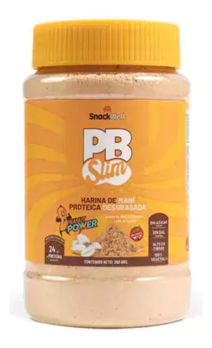 Harina De Mani Desgrasada (24 Gr Proteina) 250 Grs Pb Slim 