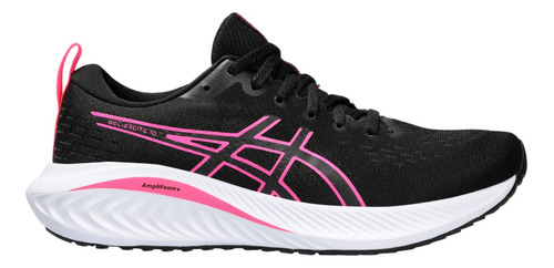 Tenis Asics Mujer Dama Negro Running Deportivos Excite