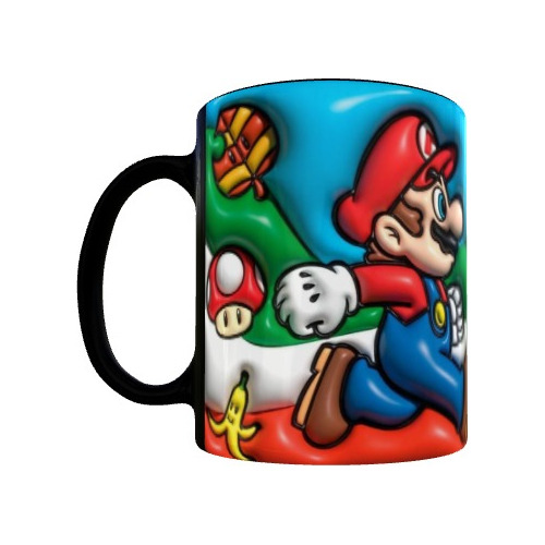 Taza Magica Mario Bros 3d (efecto Visual 3d)