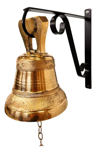 Sino De 3kg Parede Em Bronze Com Suporte De Ferro