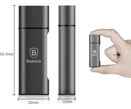 Hub Usb C Sharp Series Gris Oscuro Mini Portable - Baseus