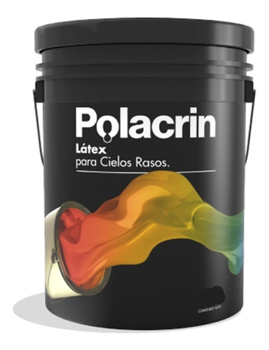 Pintura Cielorraso Polacrin X 1 Lt Lavable Antihongos Mate