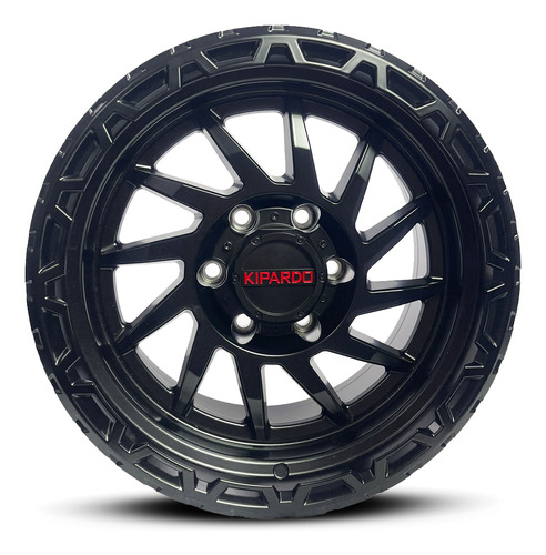 Roda 4x4store 17x9 6x139,7 0mm Preto Fosco