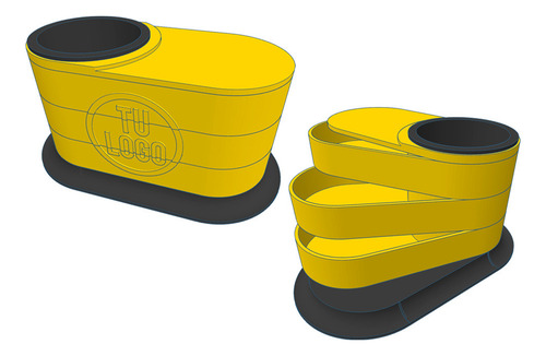 Organizador De Escritorio En 3d Para Clips + Lapiceros