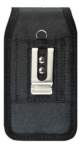 Imagen 6 de 8 de Funda Comando Negra Vertical Nylon Balistic V1 4.7 Y 5.5