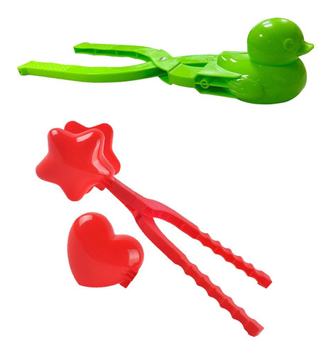 Heart Snowball Makers Clips Adultos De Arena Compatible Con