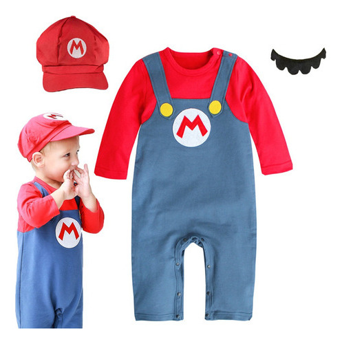 Baby Little Boy Mario Bro Clothing Girl Personagem