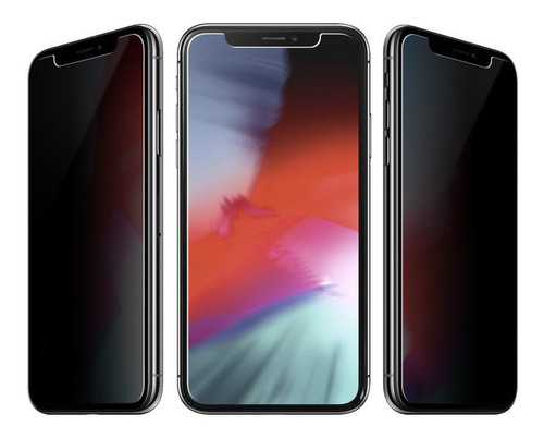 Imagen 6 de 10 de Vidrio Templado Antiespia Compatible iPhone 11 - Xr
