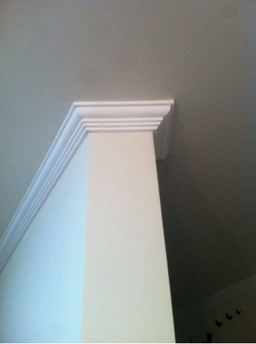 Moldura Rodateto Isopor C/ Acabamento C/ Massa M2 45 Mts