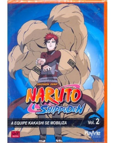 Dvd Naruto Shippuden - A Equipe Kakashi Se Mobiliza Vol 2