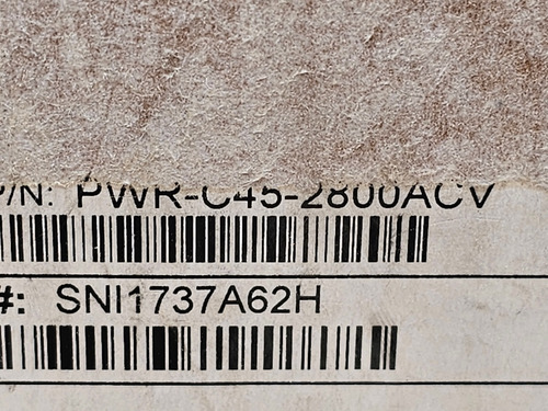 Fuente De Poder Pwr-c45-2800acv Para Router Cisco