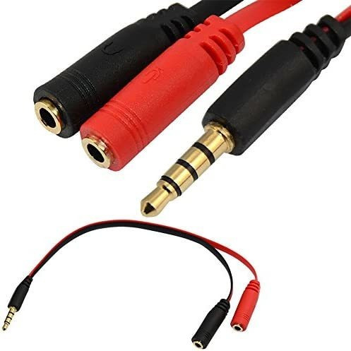 Cable Auxiliar 2 Hembra 1 Macho Yee 3.5 Audio Splitter