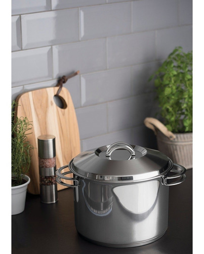 Olla Tramontina Solar Triple Fondo Alta 28 Cm 12l Acero Inox