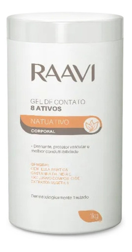  Gel De Contato 8 Ativos 1kg Raavi