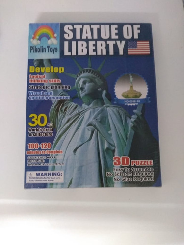 Imagen 1 de 1 de Rompecabezas 3d Didactico Juguete Regalo Niño Y Niña