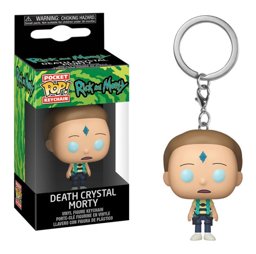 Imagen 1 de 2 de Death Crystal Morty Keychain Pocket Pop / Rick And Morty