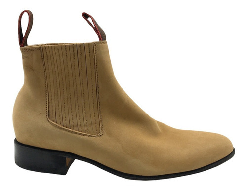 Botin Vaquero Para Hombre Charro Nobuck