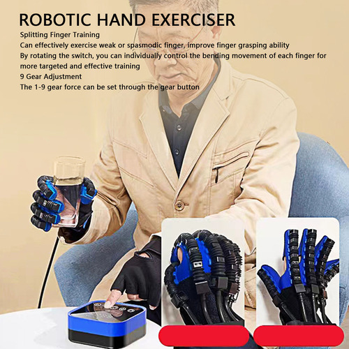 Guante De Robot De Rehabilitación Para Mano Derecha Con 9 Ma