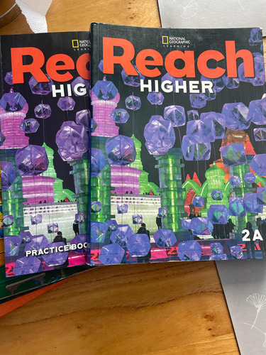 Libro Ingles Reach Higher 2a Colegio Tapa Blanda Color Impec