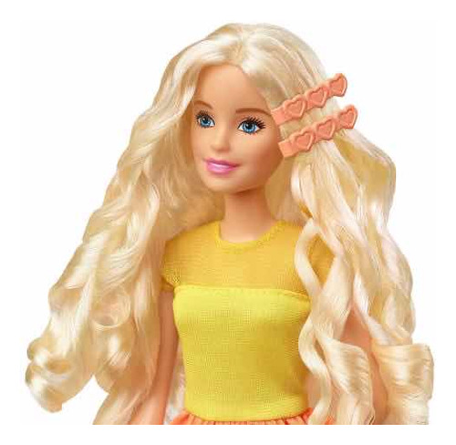 Muñeca Barbie Peinados De Ensueño Mattel Con Accesorios