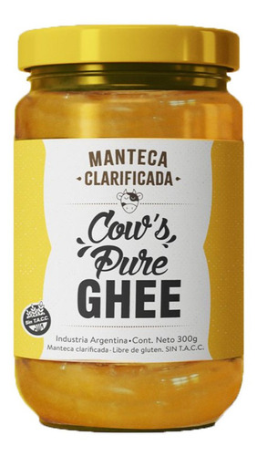 Manteca Clarificada Ghee Clasica Cow's Pure X 300g