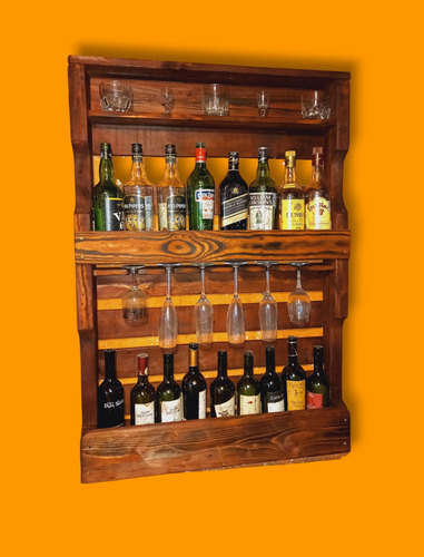 Bar Botellero En Madera ..