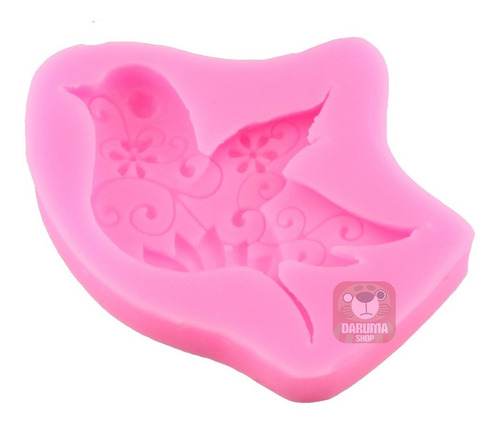 Imagen 3 de 6 de Molde Silicona Ave Paloma Paz Fondant Porcelana