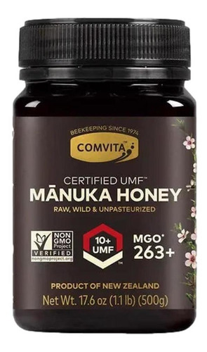 Manuka Mel Comvita Certified Umf 10+ (mgo 263+) - 500g