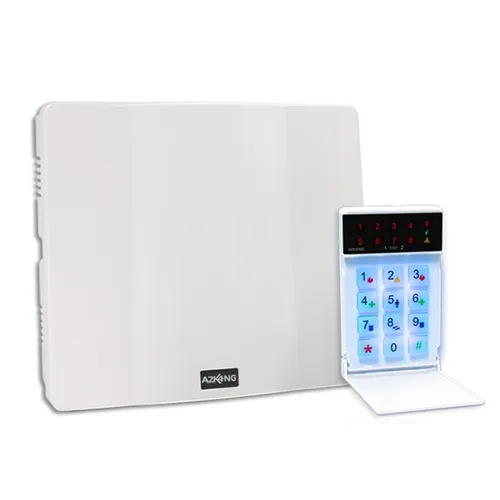 Alarma Domiciliaria Cableada+ Teclado A2k4-ng Alonso/garnet