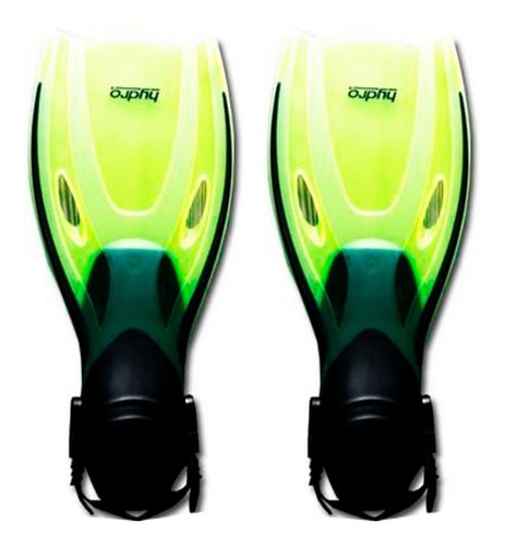 Patas Rana Buceo Hydro Pata Aleta Silicona Snorkel Pileta Entrenamiento Deportes Acuaticos