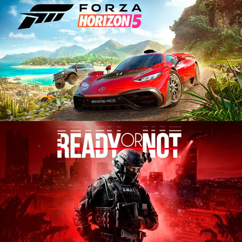 Forza Horizon 5 + Ready Or Not Pc Steam Digital Actualizable