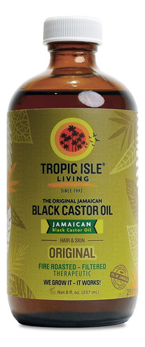 Tropic Isle Living Aceite De Ricino De Jamaica Negro 8 Onzas