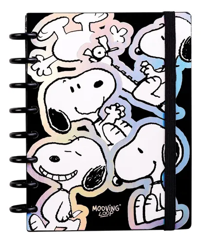 Cuaderno De Discos Inteligente Mooving A5 Loop Snoopy