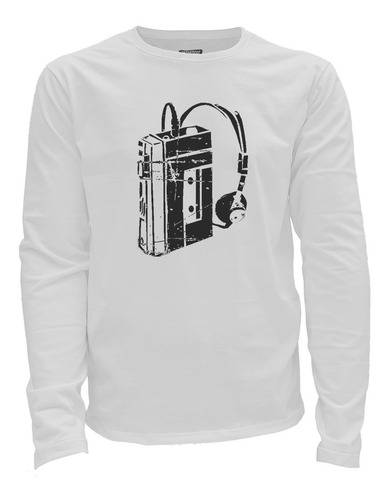 Camiseta Manga Longa Dasantigas - Walkman