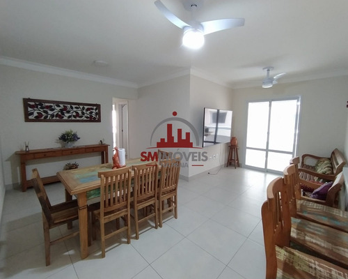 Imagem 3 de 30 de Apartamento 03 Dormitórios No Canto Do Forte Praia Grande - Ap02908 - 70077705