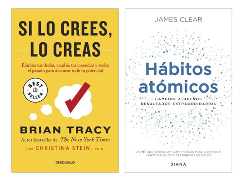 Si Lo Crees Lo Creas Tracy + Hábitos Atómicos ( Azul )