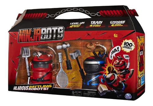 Ninja Bots De Batalla Air Hogs Spin Master Robots Ninja