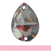 Comprar Gemas Para Coser Facetada Tacha Gota Cristal 13x18mm X 100