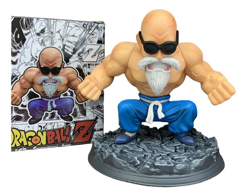 Maestro Roshi Dragon Ball - Dbz + Caja / Figura Muñeco 12cm