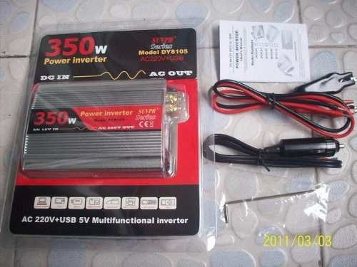 Inversor De Corriente P/auto De 12v A 220v Usb 350w Potencia